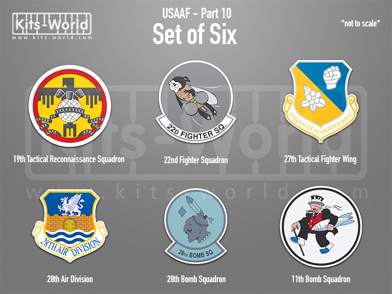 Kitsworld SAV Sticker Set - USAAF - Part 10  